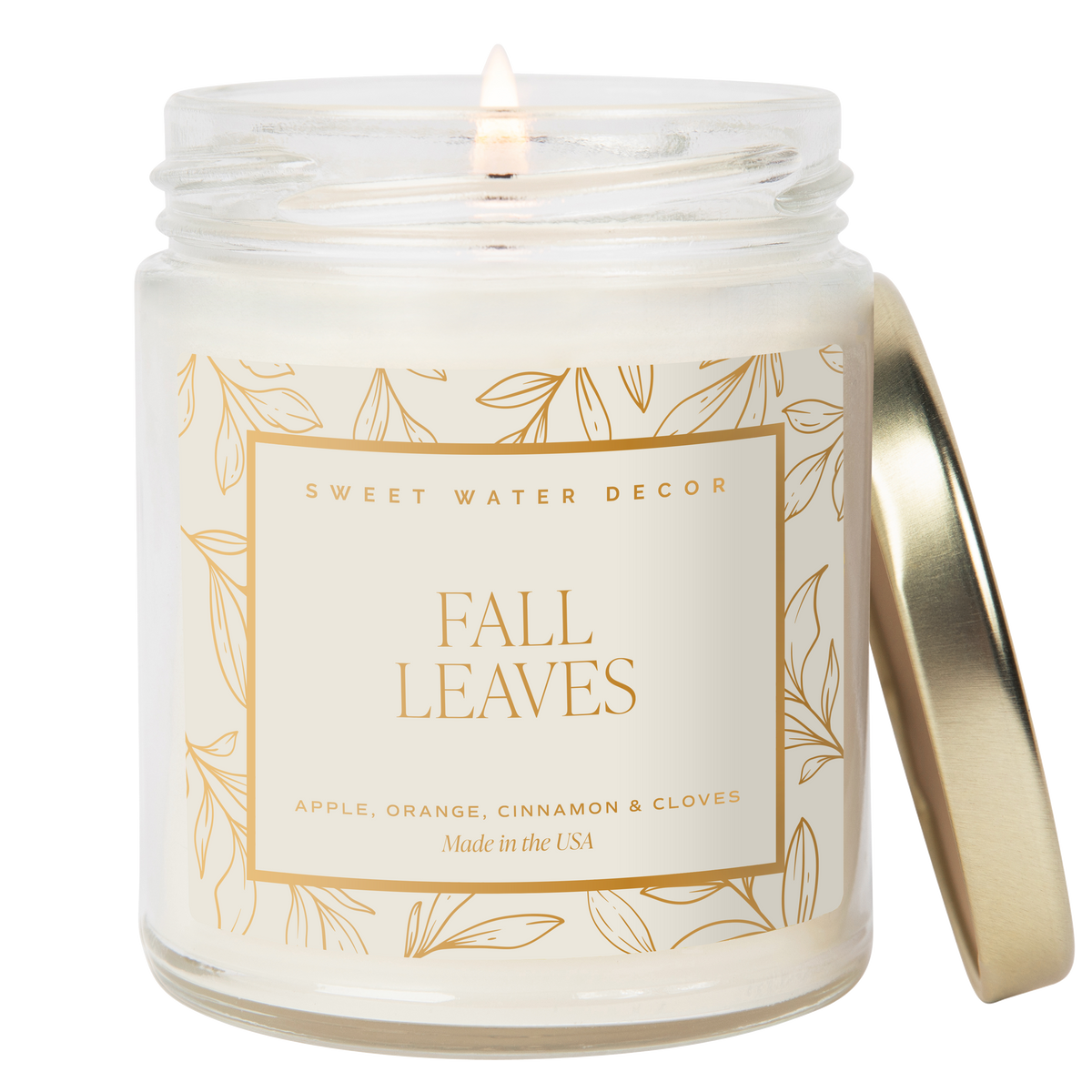 Fall Leaves 9 oz Soy Candle - Fall Decor and Gifts