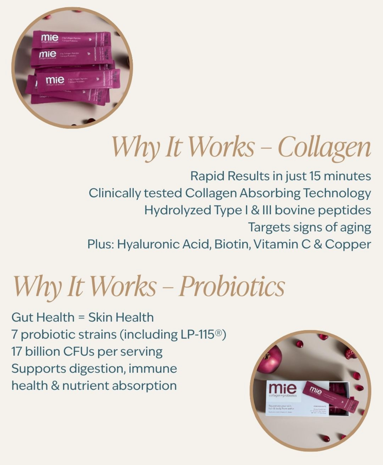 Mie Collagen + Probiotics
