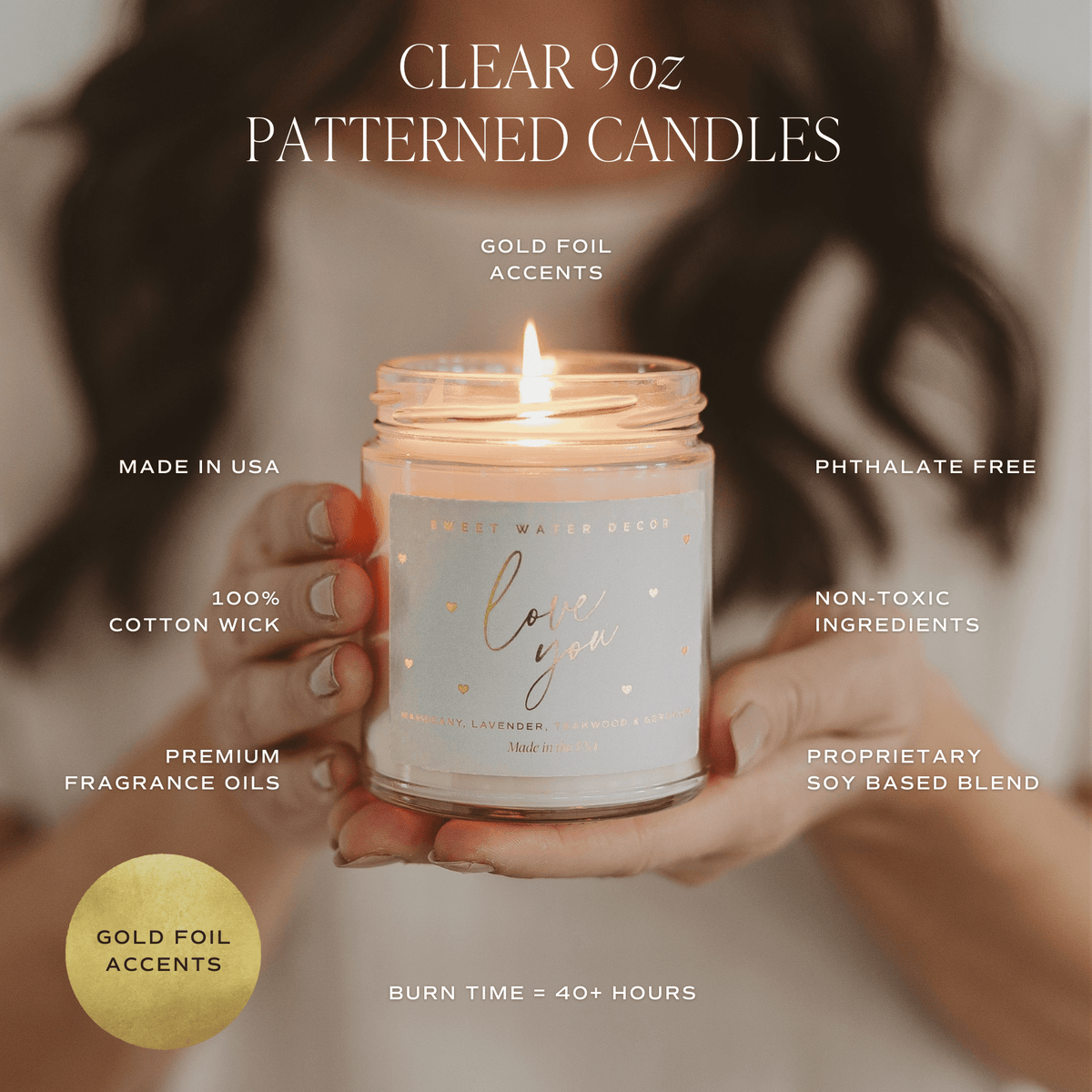 *NEW* Game Day 9 oz Soy Candle, Blue - Sports Gifts