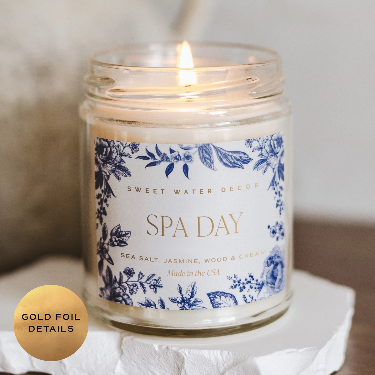 Spa Day 9 oz Soy Candle - Home Decor & Gifts