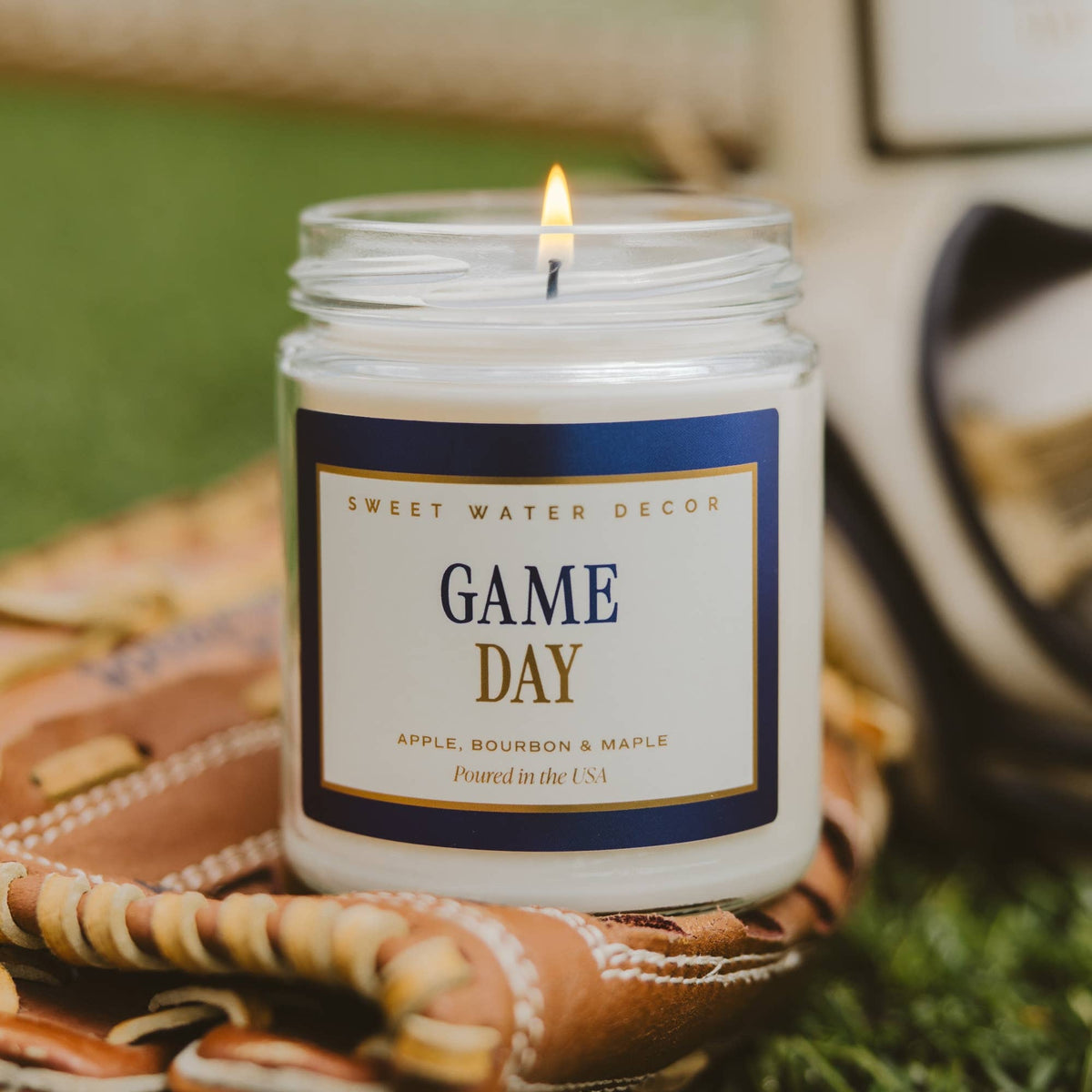 *NEW* Game Day 9 oz Soy Candle, Blue - Sports Gifts