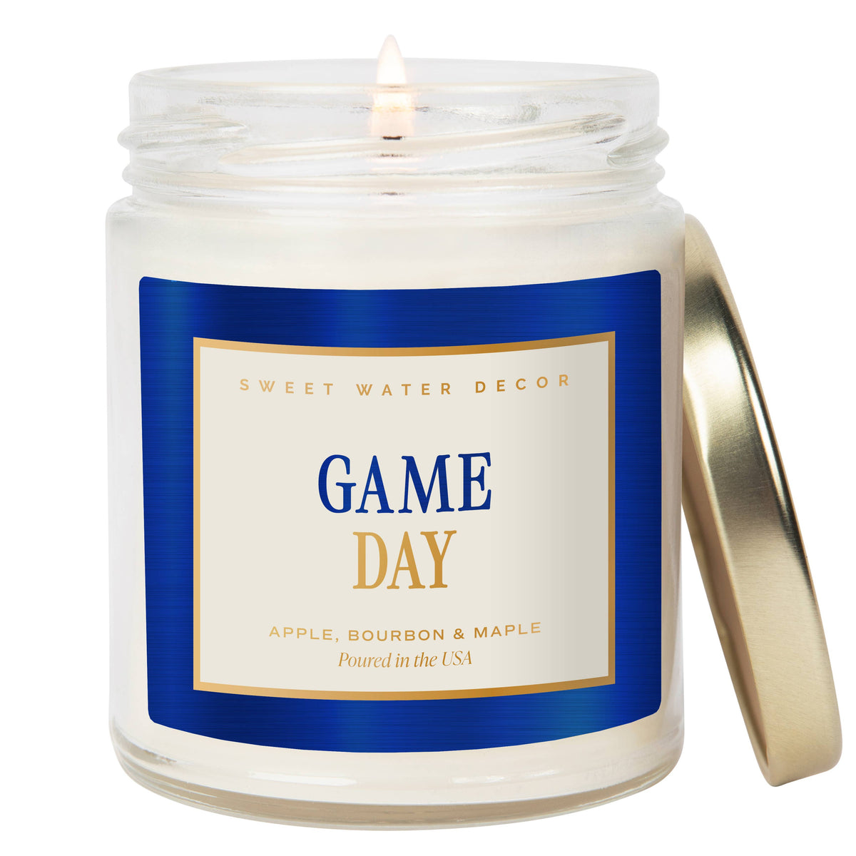 *NEW* Game Day 9 oz Soy Candle, Blue - Sports Gifts