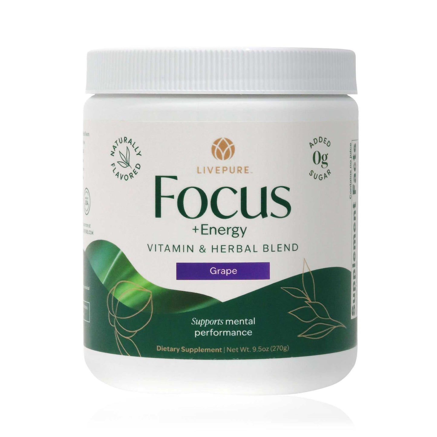 Focus + Energy Tub - Grape