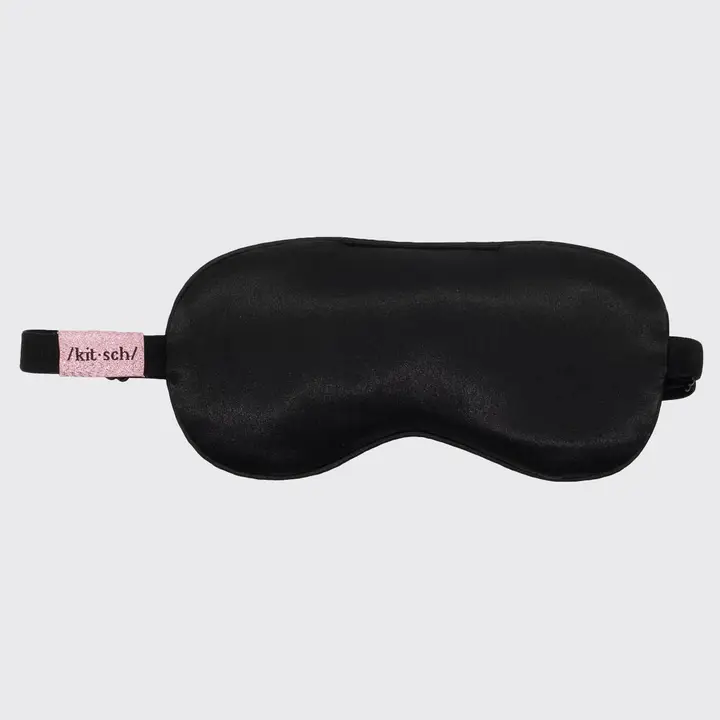 /kit.sch/ The Lavender Weighted Satin Eye Mask